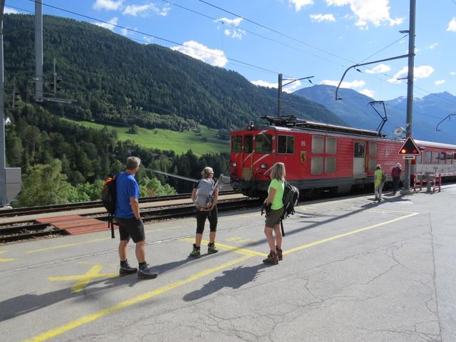 mit der Matterhorn-Gotthard-Bahn fuhren wir danach nach Münster zurück