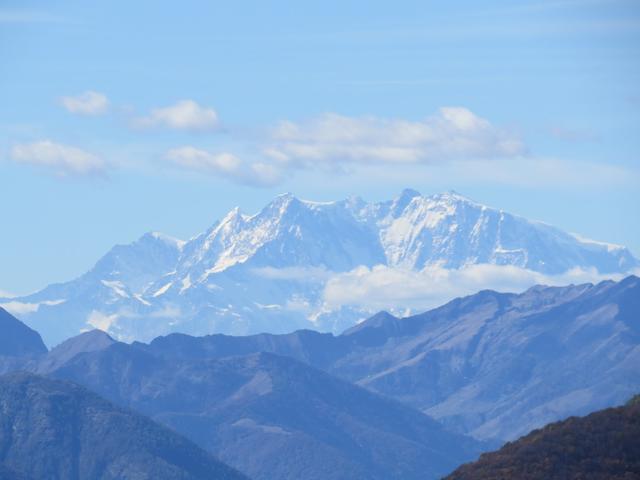 ...bis zum Monte Rosa!