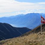 von der Capanna aus, ist sogar der Lago Maggiore und die Brissago Inseln zu erkennen