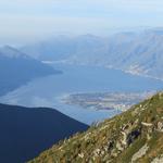 gut ersichtlich das Delta der Maggia mit Locarno und Ascona