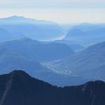 Blick zum Lago di Lugano mit San Salvatore