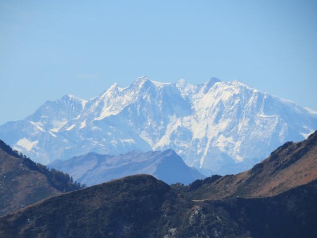 was für ein Spektakel das Monte Rosa Massiv