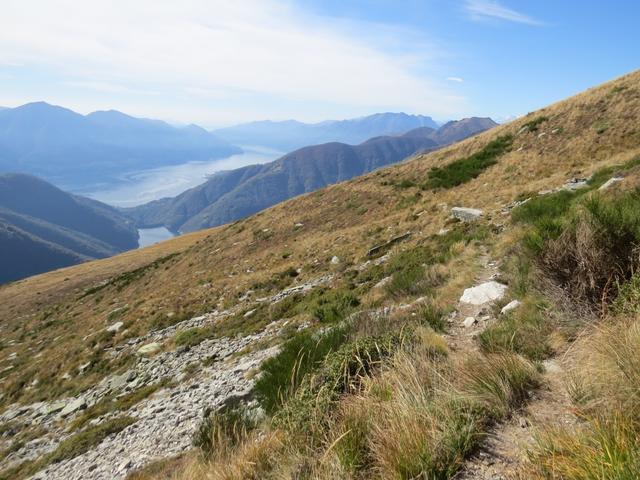 ab hier galt es nun nur noch die steilen Berghänge bei Mottone zu durchqueren