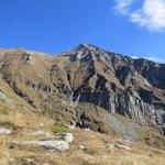 nach der Mittagspause verlassen wir linkerhand die Alpe Bardughè, und schauen nochmals hinauf zum Pizzo di Vogorno