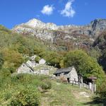 Blick zurück nach Stavello und hinauf zum Pizzo di Vogorno