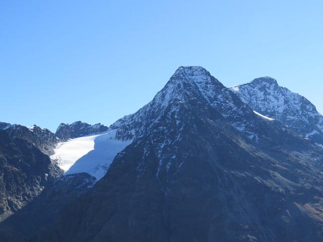 Blick auf den Vadret da Misaun, Piz Tschierva und Piz Morteratsch