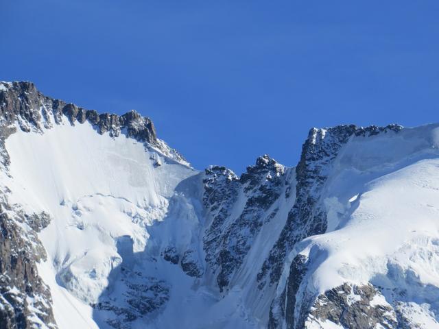 die Fuorcla Scerscen - Bernina herangezoomt