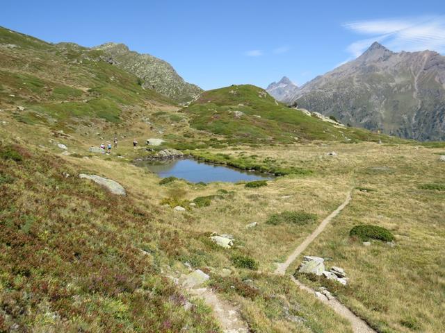 beim kleinen Bergsee Punkt 2165 m.ü.M.