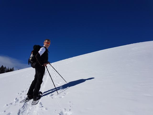 ...steigen wir auf direktem Weg steil hinauf Richtung Bolberg