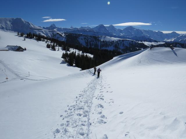 Blick zurück nach Läger