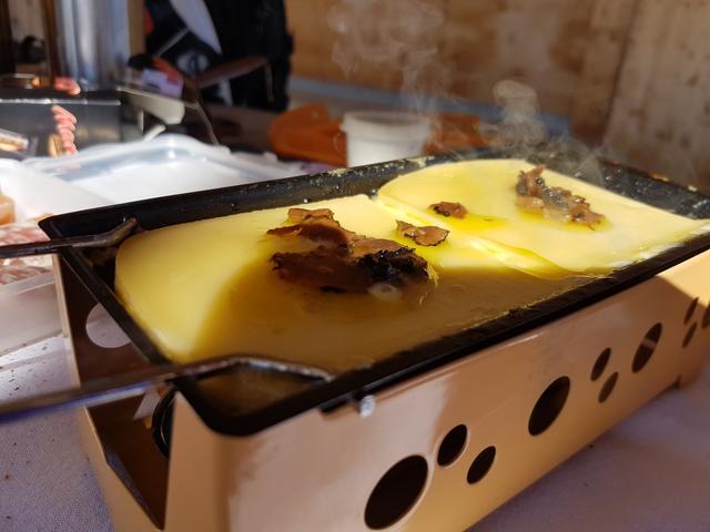 Raclette mit Pilzen so lecker