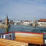 wir verlassen den Hafen von Konstanz