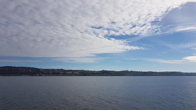 Blick auf die andere Seeseite und Richtung Meersburg