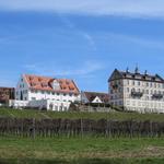 Blick zum schönen Schloss Kirchberg