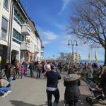 ...erreichen wir den Hafen von Friedrichshafen mit seinen unzähligen Restaurants