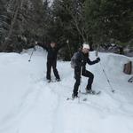 bei ca. 2000m tauchen wir aus dem Wald heraus, und erreichen das Val Mains