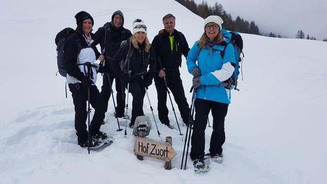 Ewi, Andy, Uli, Hanspi und meine Maus. Eine lustige Gruppe