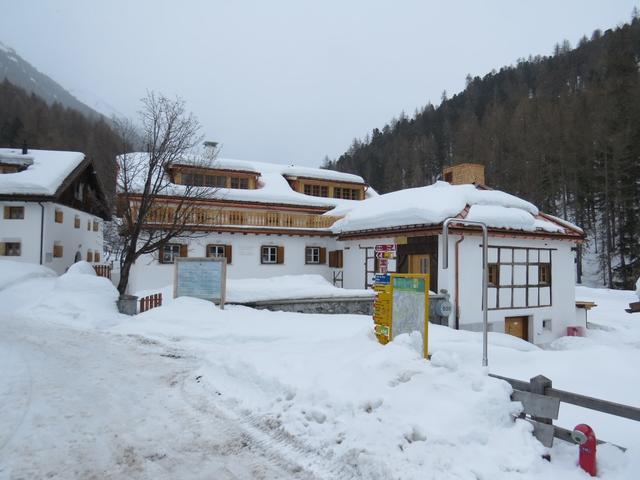 wir übernachten im Hotel Crusch Alba ed Alvetern