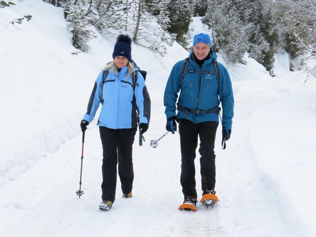 Doris und Markus sind von S-charl begeistert