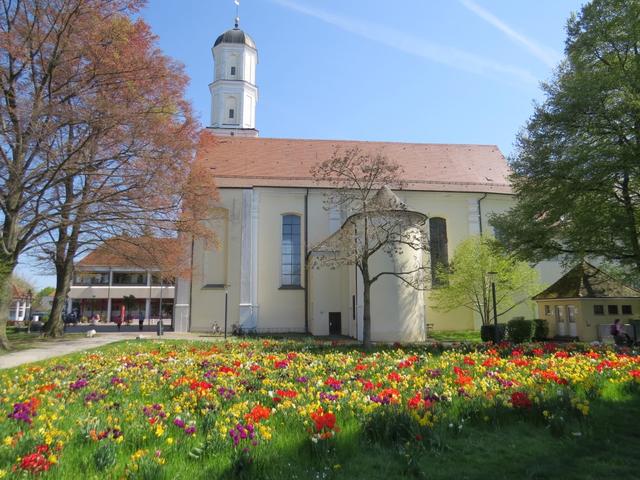 Blick auf die Kirche von Langenargen