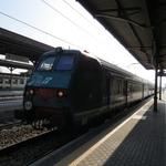 mit dem Zug fahren wir von Fidenza nach Piacenza