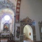 die Kirche besitzt viele schöne Fresken
