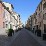 der Pilgerweg führt uns durch die autofreie Altstadt von Fidenza