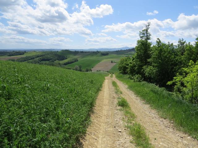 was für eine Abwechslung nach den vielen ebenen Kilometer die hinter uns liegen