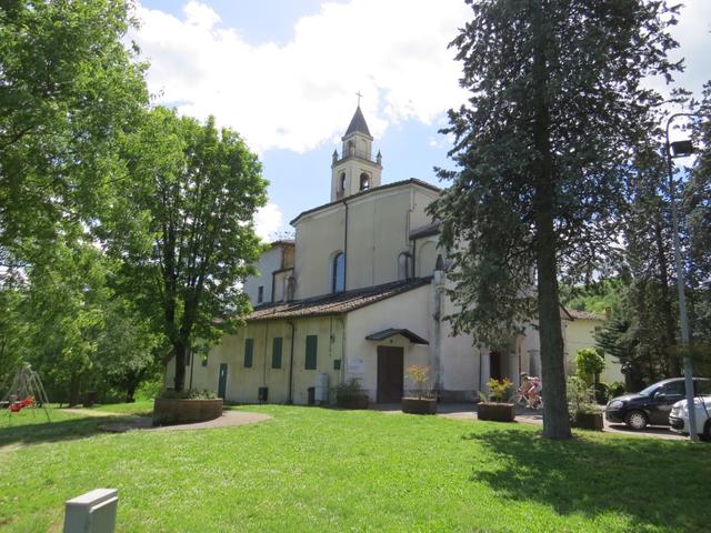 bei der Kirche von Cella legen wir eine kleine Pause ein