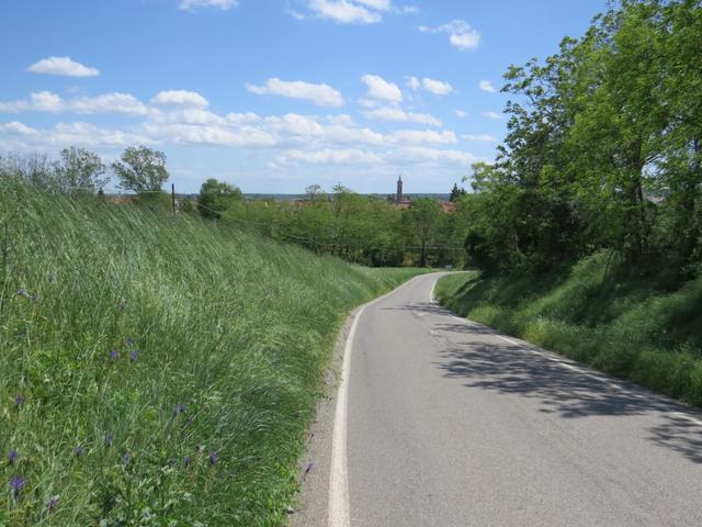 die Kirche von Medesano ist schon von weitem erkennbar