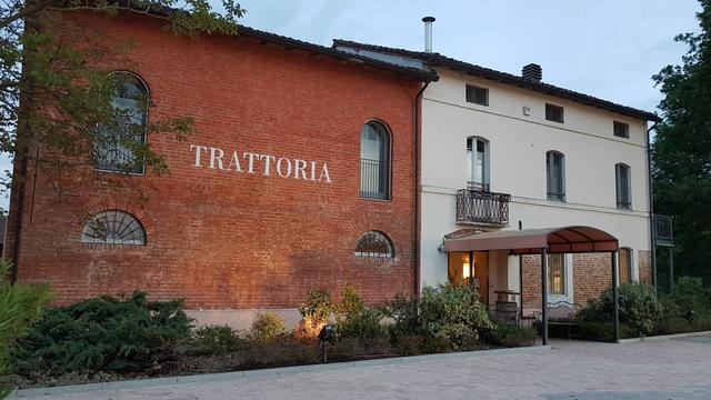 in der Trattoria "La Boschina" haben wir zu Nacht gegessen