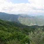 der Monte Valoria bietet uns ein phänomenalen Rundblick