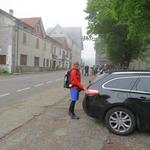 beim grossen Parkplatz auf dem Passo della Cisa, parkieren wir unser Auto