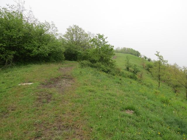 in der Strassenkehre am Passo del Righetto biegen wir scharf nach links ab