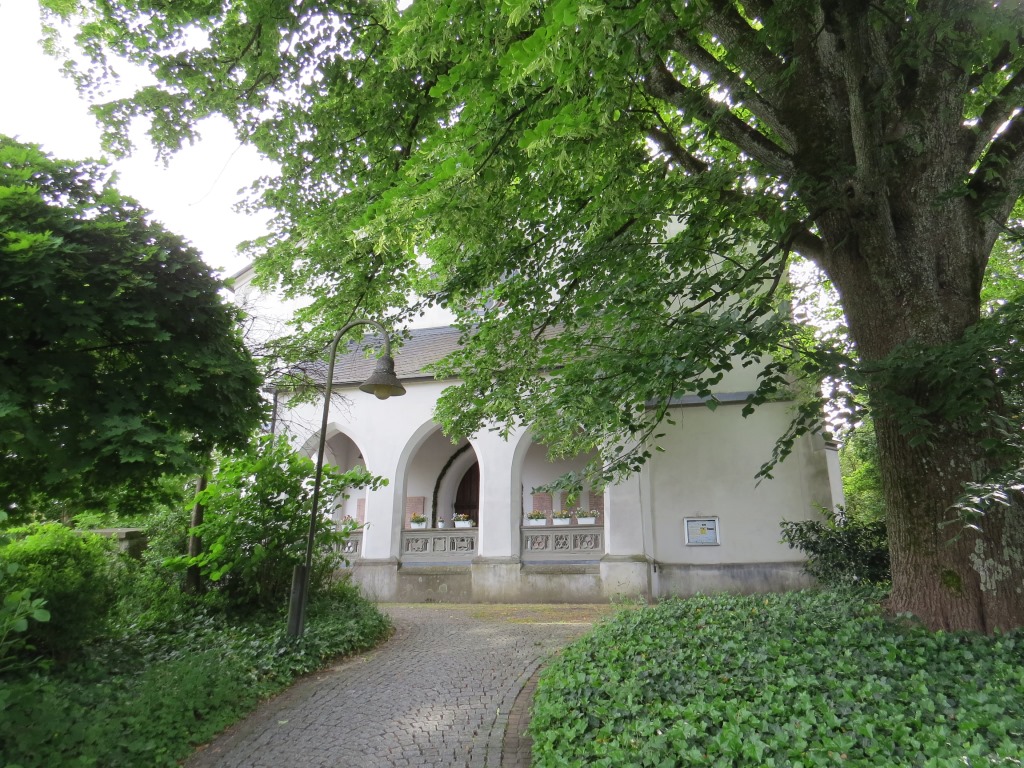 bei der Kirche von Reutin verlassen wir das Ufer des Bodensee