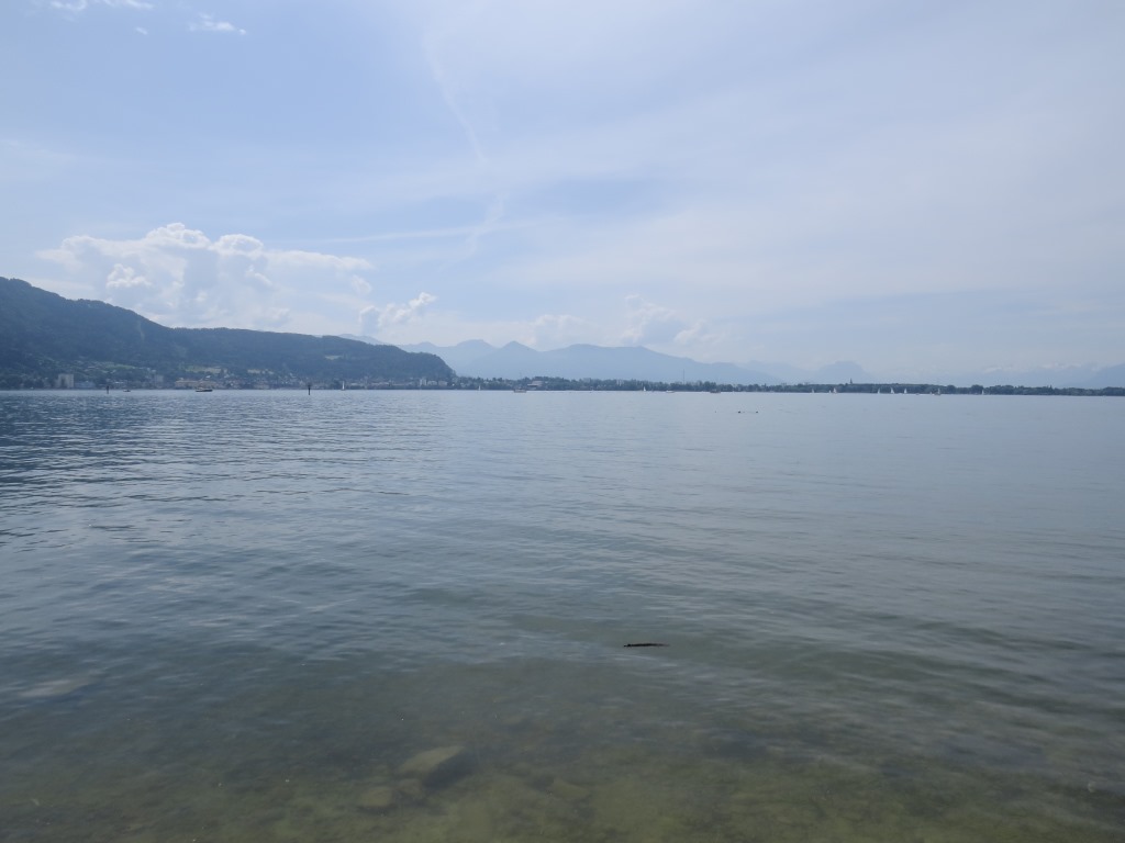 Blick Richtung Bregenz unser heutiges Tagesziel