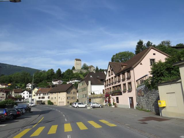 in Sargans 482 m.ü.M. beim Parkplatz vis-à-vis vom Restaurant El Gusto (ehemals Rose)