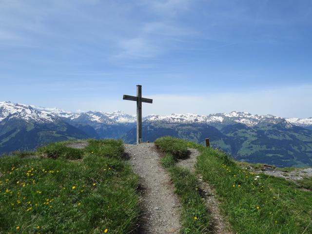 auf dem Gipfel des Gonzen 1829 m.ü.M.