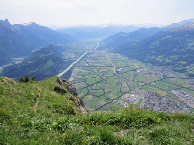 Blick ins Rheintal Richtung Landquart