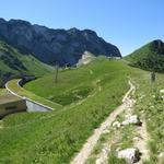 wir überqueren die Tunnels der Zahnradbahn...