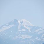 der Blick reicht bis ins Berner Oberland. Hier Altels und Balmhorn