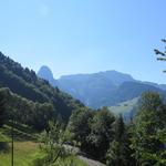 Blick zum Dent de Jaman und Rochers de Naye. Beide haben wir am nächsten Tag besucht