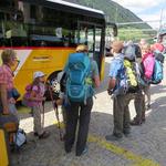 in Airolo besteigen wir das Postauto das uns durch das Val Bedretto talaufwärts, Richtung Nufenenpass fährt