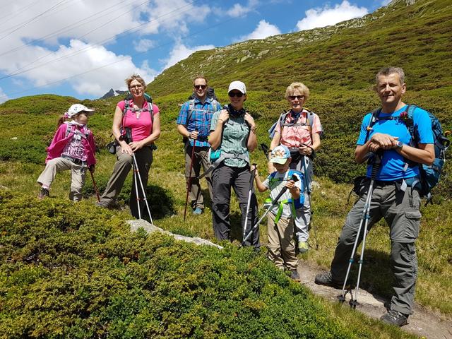 zusammen mit der Familie Fäsi und Erni, werden wir diese zwei Wandertage verbringen