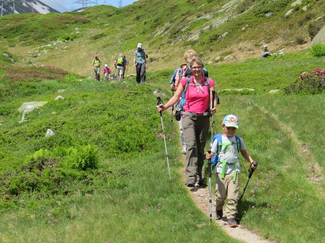 meine Maus ist von dieser Familienwanderung schon jetzt begeistert