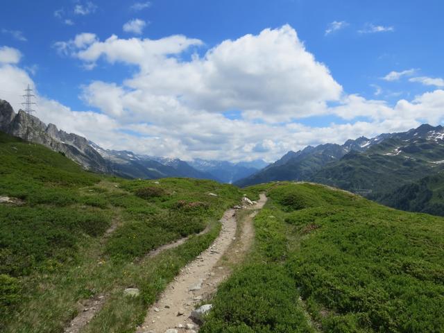 kurz nach dem überqueren des Ri delle Pecore erreichen wir den Balkon der Alpe di Manió 2093 m.ü.M.