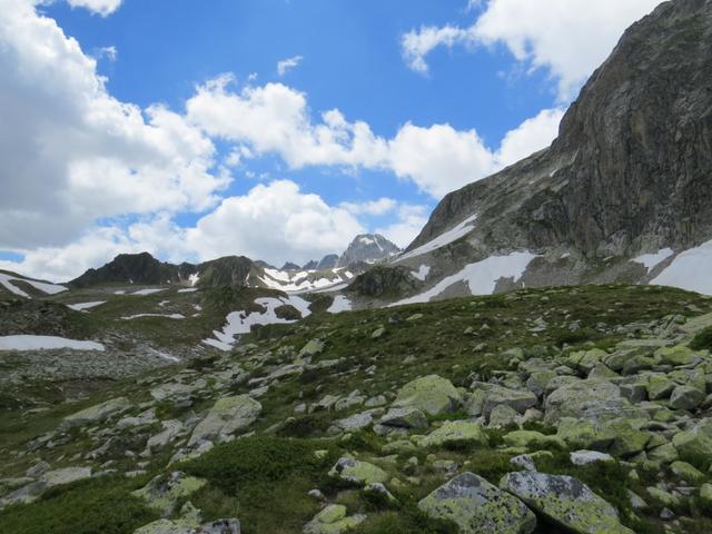 Blick zurück von wo wir gekommen sind