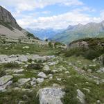 der Wanderweg ist immer gut ersichtlich und bezeichnet