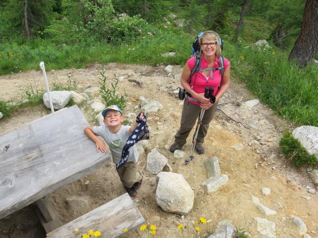 meiner Maus hat die Wanderung gefallen