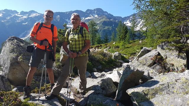 Peter und ich finden die Gegend super schön